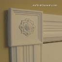 Baseboard trim logo